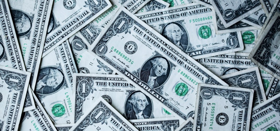 A bunch of one American Dollar bills for TEFL TESOL course payment.