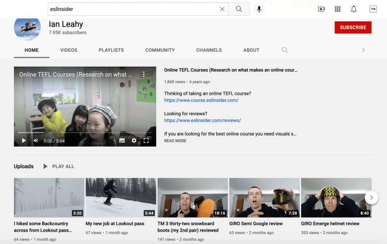 Ian Leahy from Eslinsider snowboaring videos