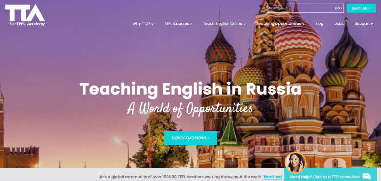 The TEFL Academy Ireland/UK continues its Russian operations and partnerships in May 2022