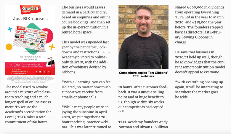 Tom Gibbons TEFL Scam webinar