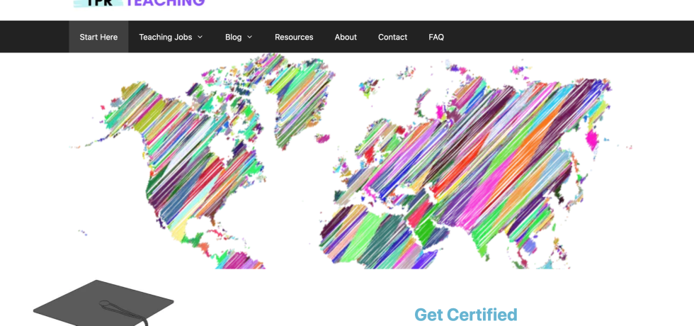 TPR Teaching Caitriona Maria | tprteaching.com homepage - a scam website